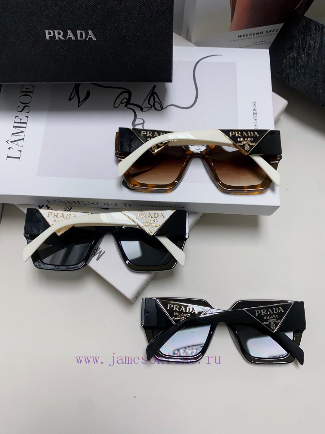 Prada 2024 New Fashionable Square Driving Sunglasses for Men and Women with Large Frame PR Hwn4rfa54 - Image 10