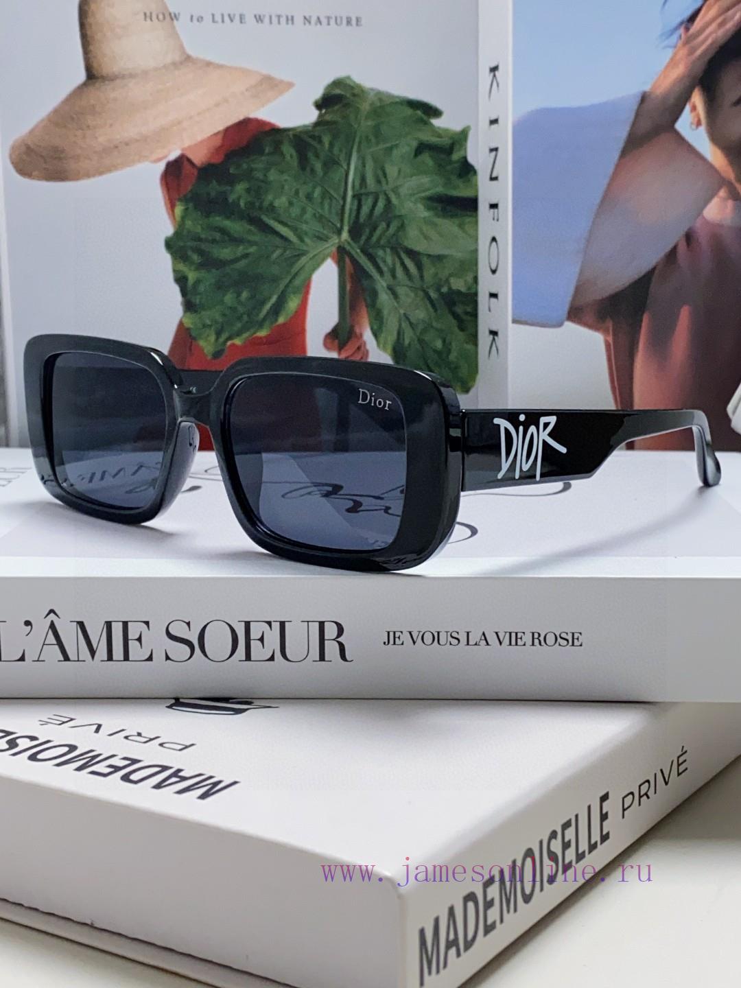 Dior 2024 new square sunglasses for women with a high-end feel, internet celebrity style let1rdzmkiy - Image 2