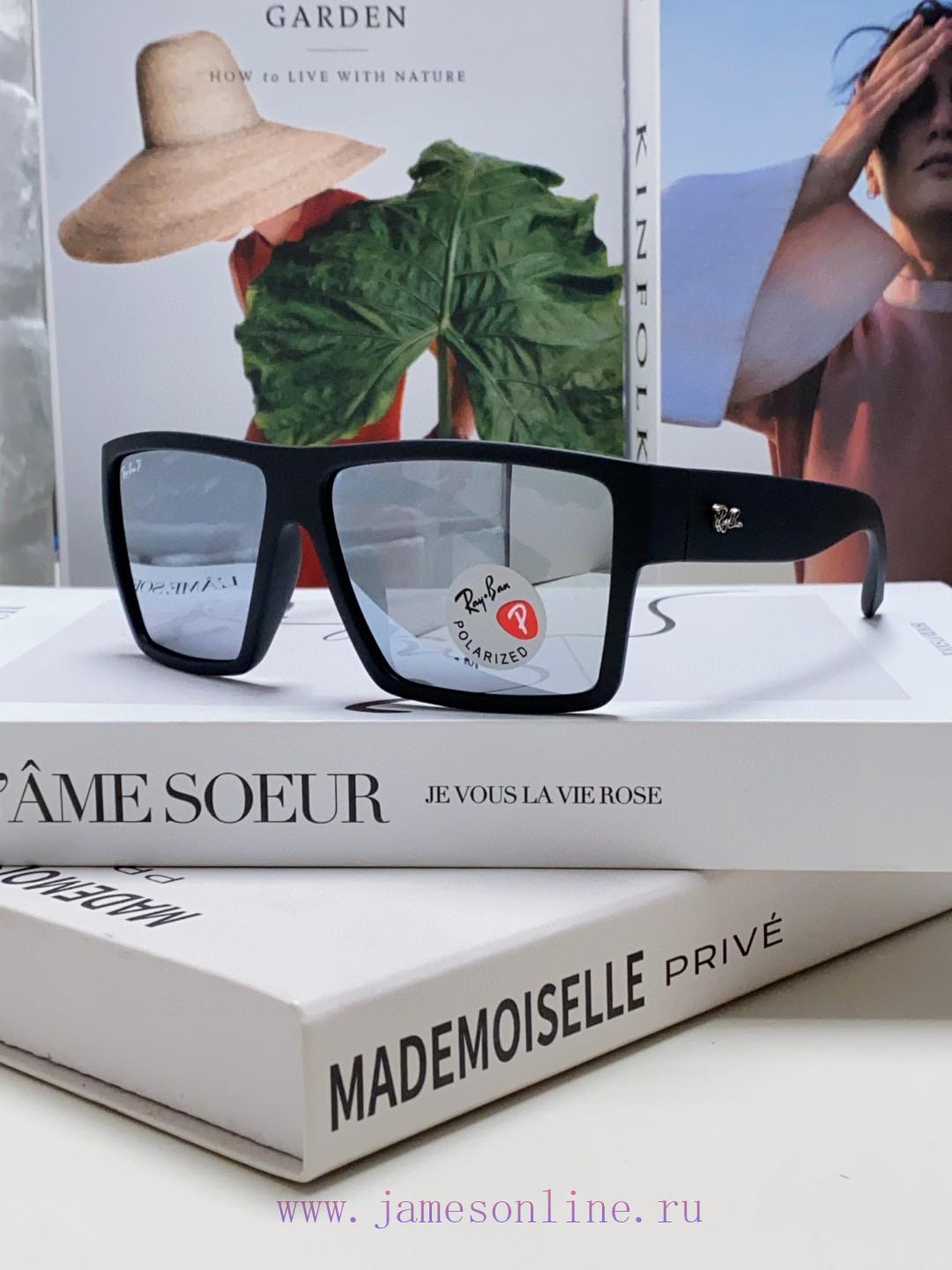 RayBan's New Classic Square Sports and Leisure Sunglasses for Men, Real Film Polarized UV re41iiyisx