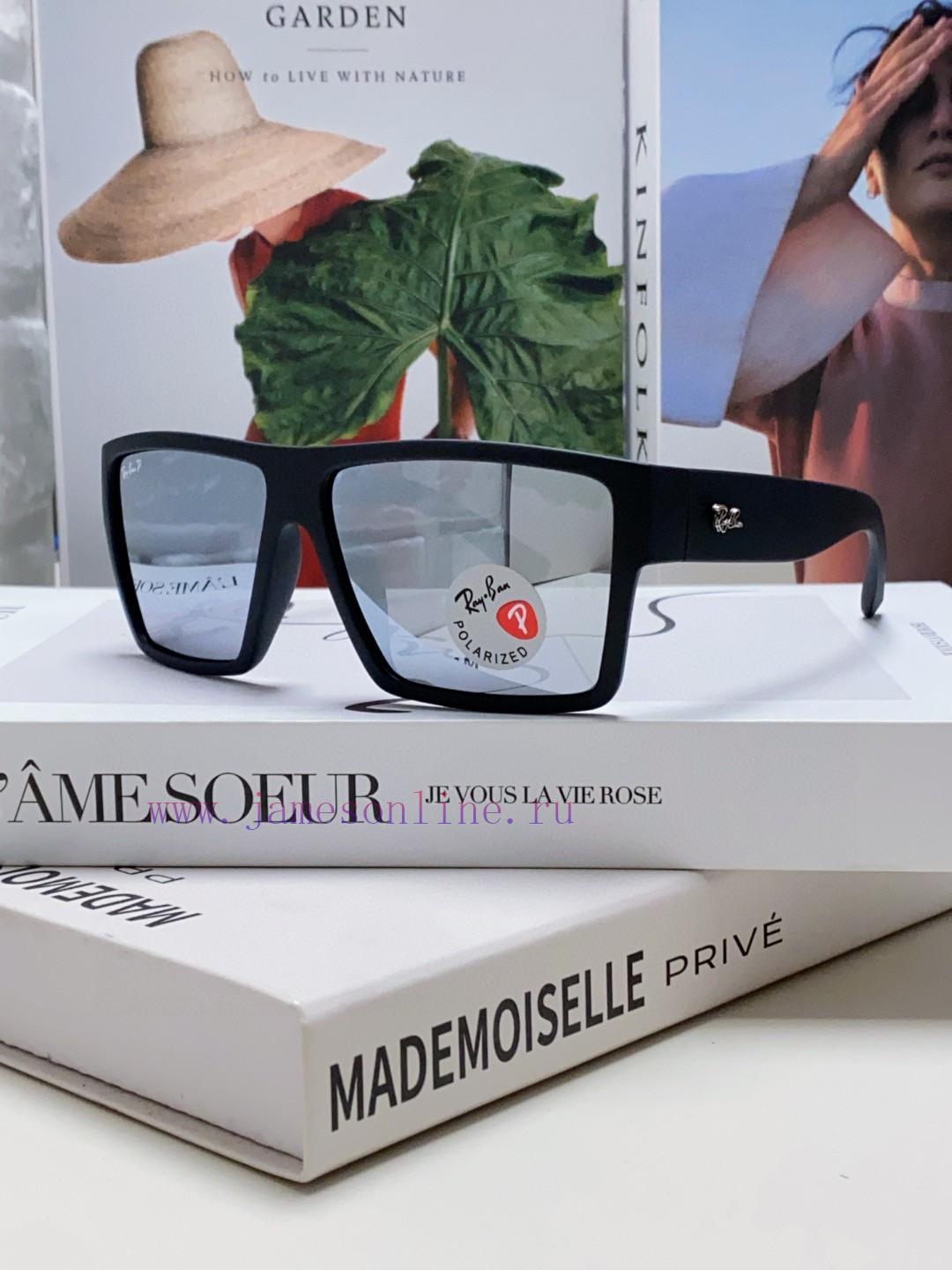 RayBan's New Classic Square Sports and Leisure Sunglasses for Men, Real Film Polarized UV re41iiyisx - Image 2