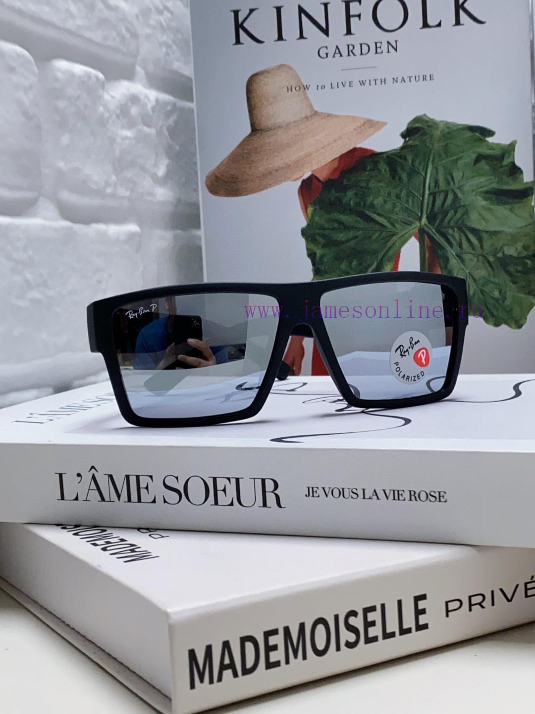 RayBan's New Classic Square Sports and Leisure Sunglasses for Men, Real Film Polarized UV re41iiyisx - Image 3