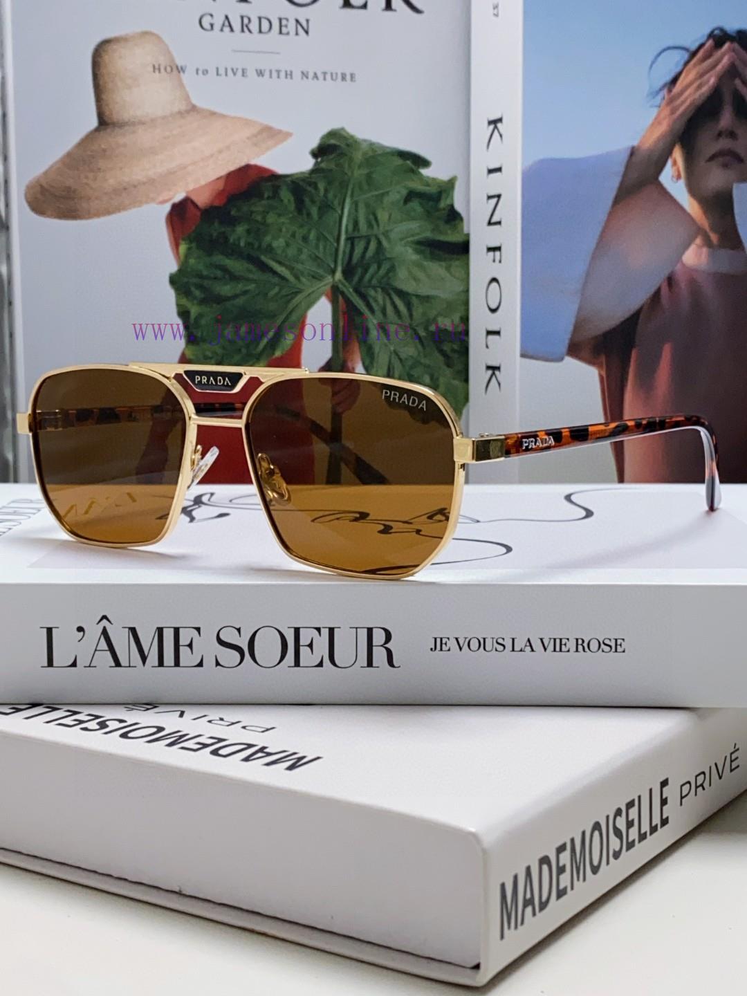 PRADA new European and American men's sunglasses, women's UV resistant sunglasses, beach spopqe5eqdj - Image 3