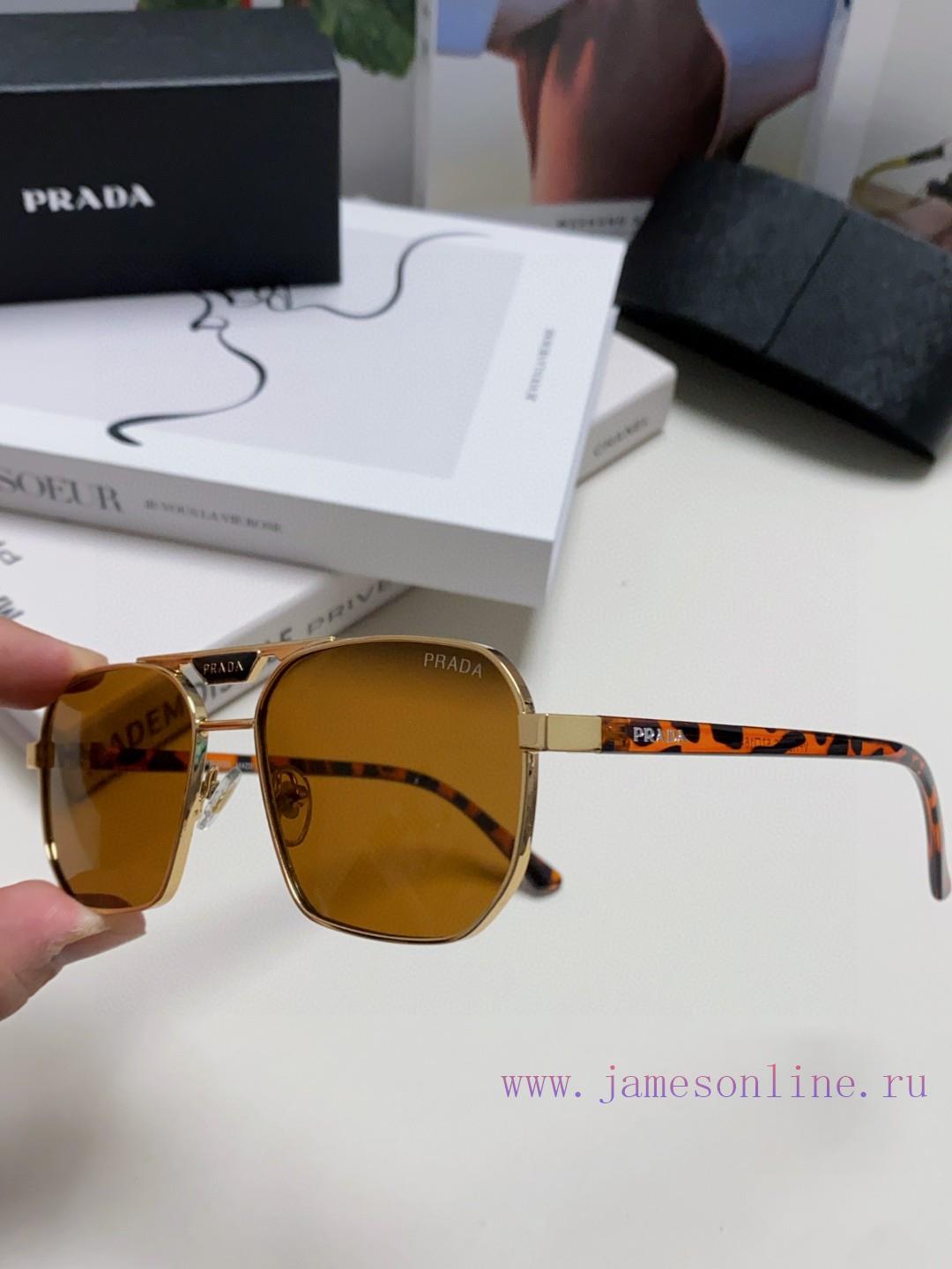 PRADA new European and American men's sunglasses, women's UV resistant sunglasses, beach spopqe5eqdj - Image 8