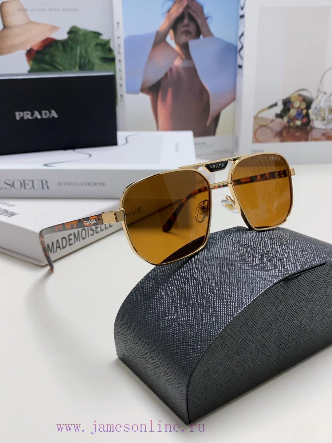 PRADA new European and American men's sunglasses, women's UV resistant sunglasses, beach spopqe5eqdj - Image 10