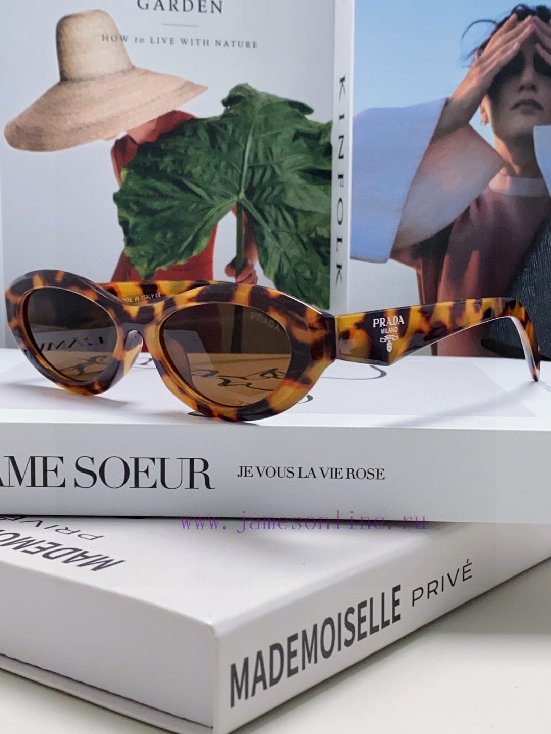 Prada Sunglasses Star Tan Jianci Same Style Fashion Trendy Men's and Women's Glasses PR Sungif7xdkrk - Image 3