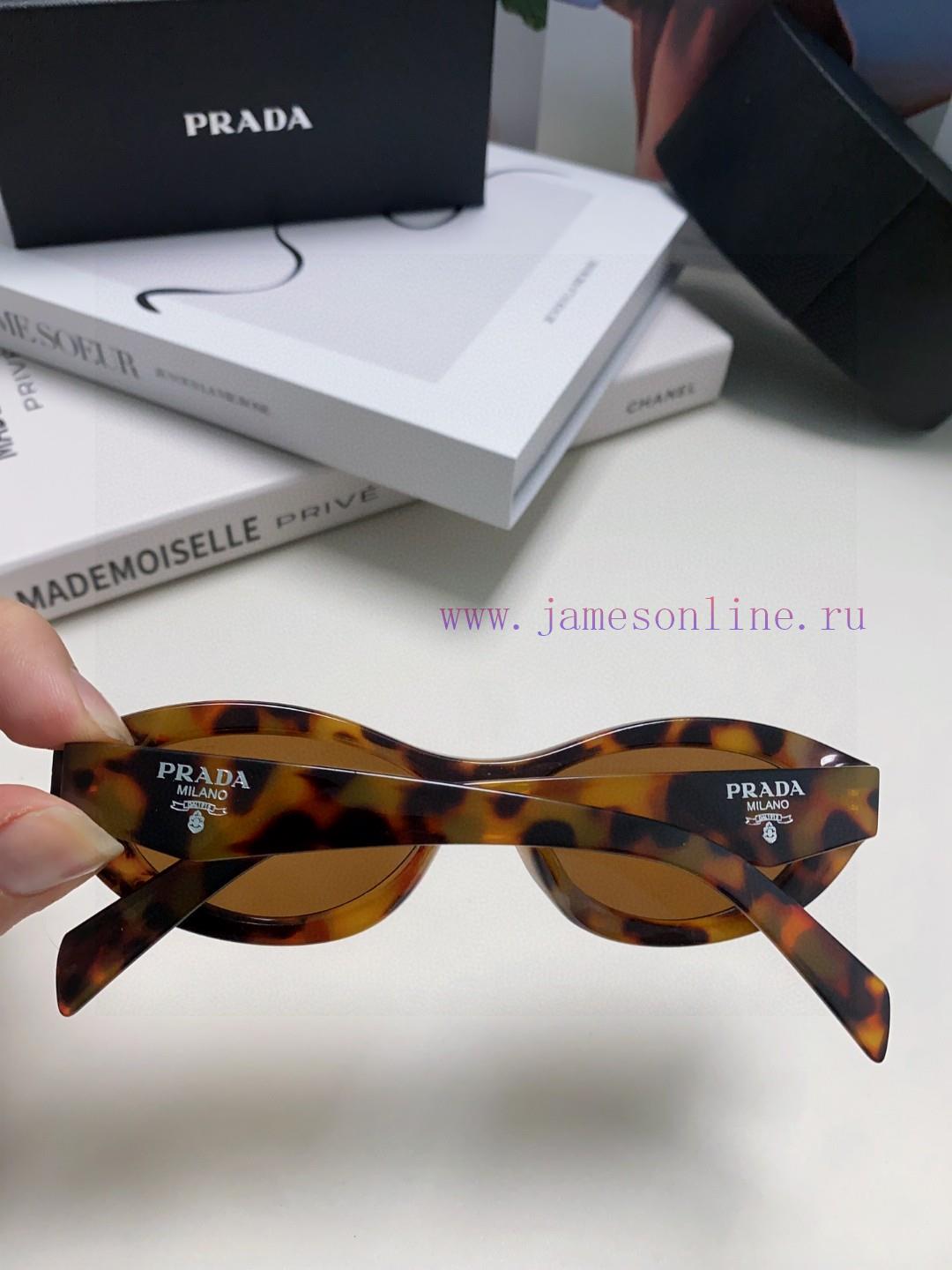 Prada Sunglasses Star Tan Jianci Same Style Fashion Trendy Men's and Women's Glasses PR Sungif7xdkrk - Image 7