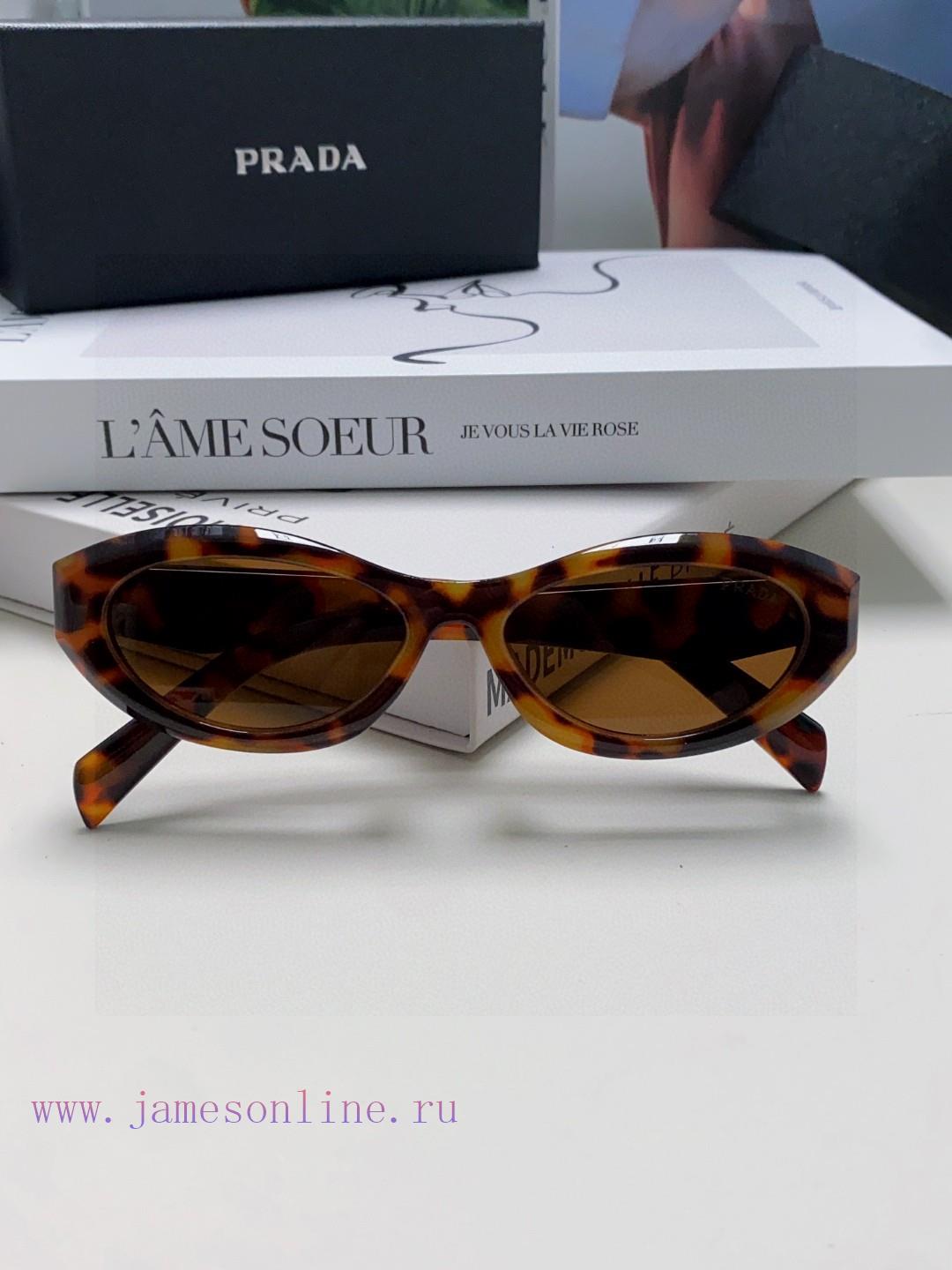 Prada Sunglasses Star Tan Jianci Same Style Fashion Trendy Men's and Women's Glasses PR Sungif7xdkrk - Image 9