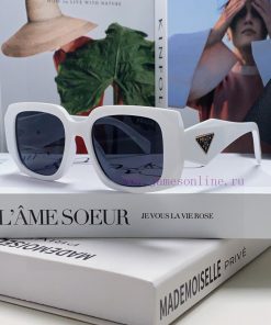 Prada 2024 New Retro Inverted Triangle Logo Sunglasses for Women, with a sense of luxury, fal52lh71k