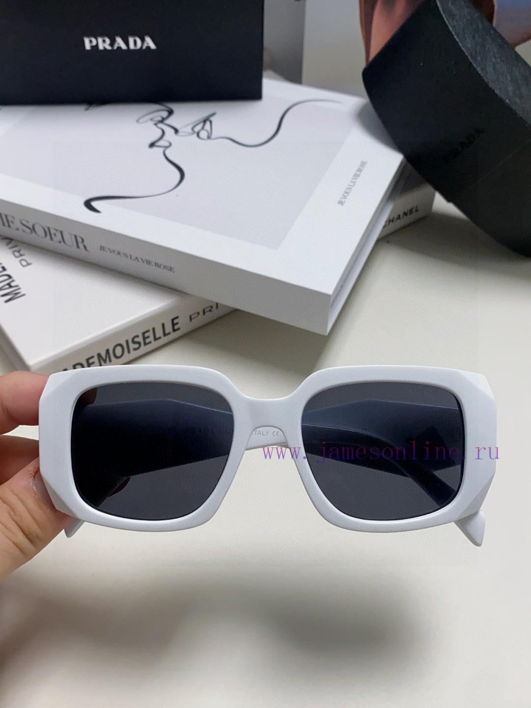 Prada 2024 New Retro Inverted Triangle Logo Sunglasses for Women, with a sense of luxury, fal52lh71k - Image 5