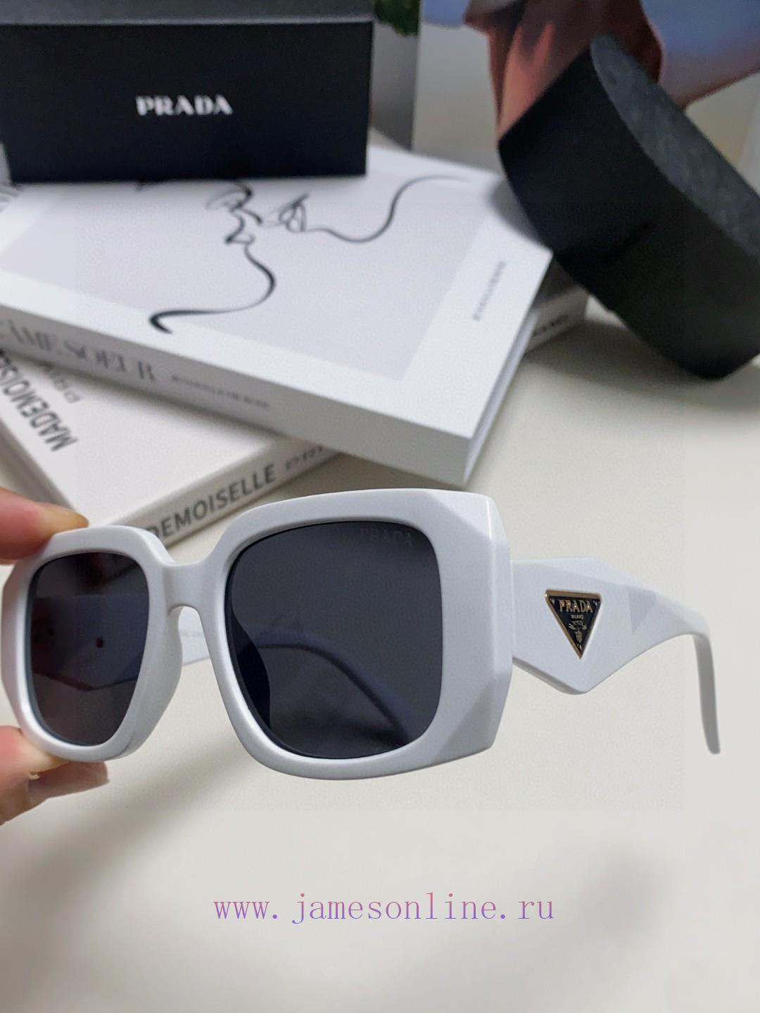 Prada 2024 New Retro Inverted Triangle Logo Sunglasses for Women, with a sense of luxury, fal52lh71k - Image 7