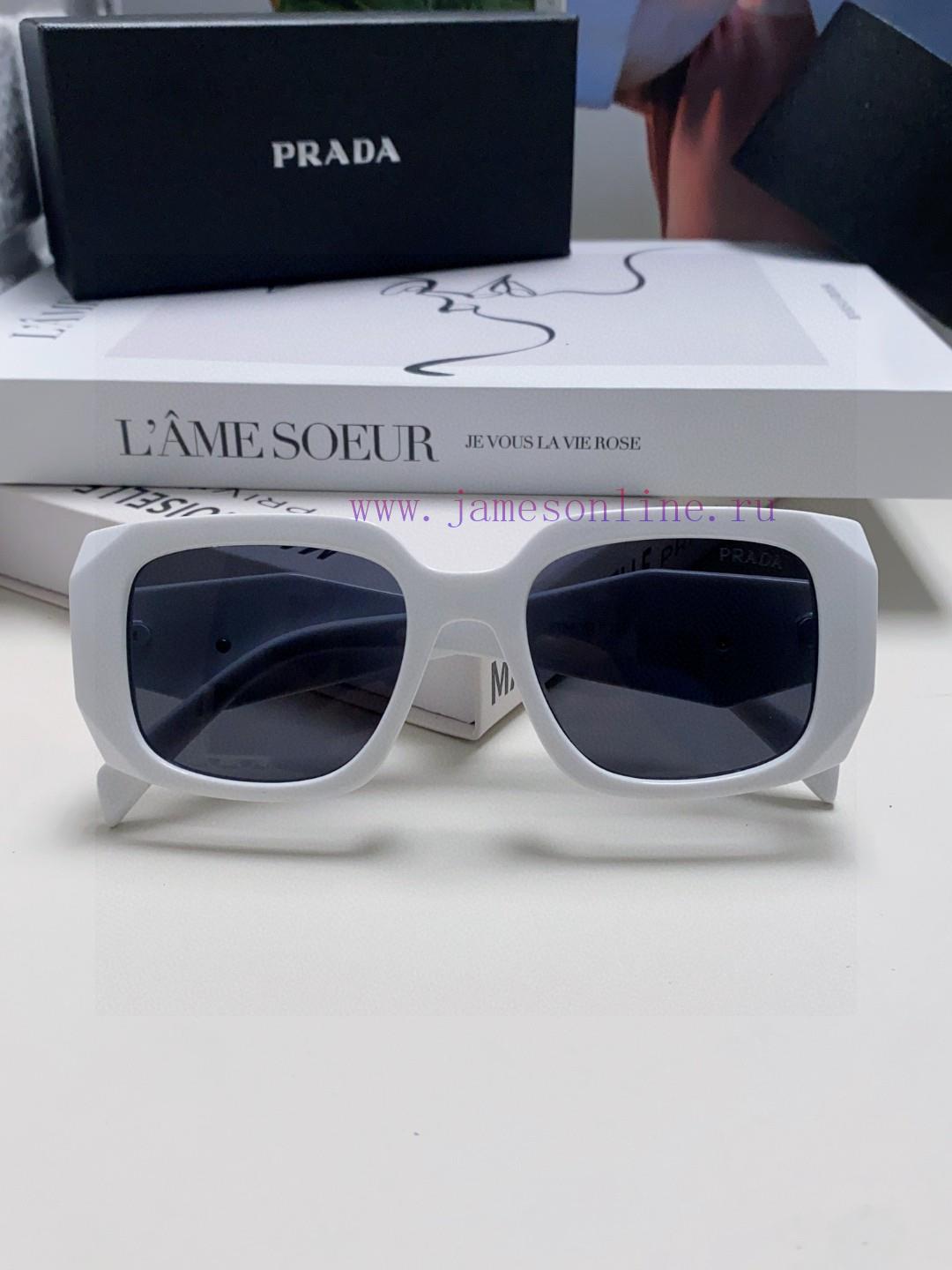 Prada 2024 New Retro Inverted Triangle Logo Sunglasses for Women, with a sense of luxury, fal52lh71k - Image 8