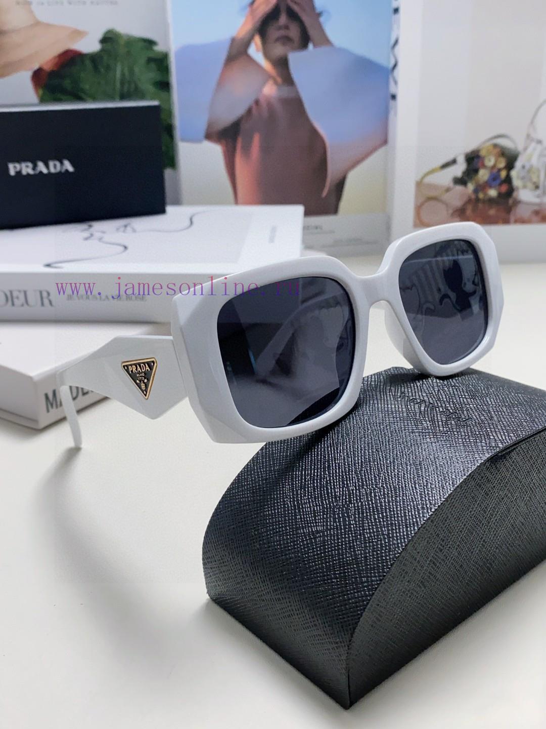 Prada 2024 New Retro Inverted Triangle Logo Sunglasses for Women, with a sense of luxury, fal52lh71k - Image 9