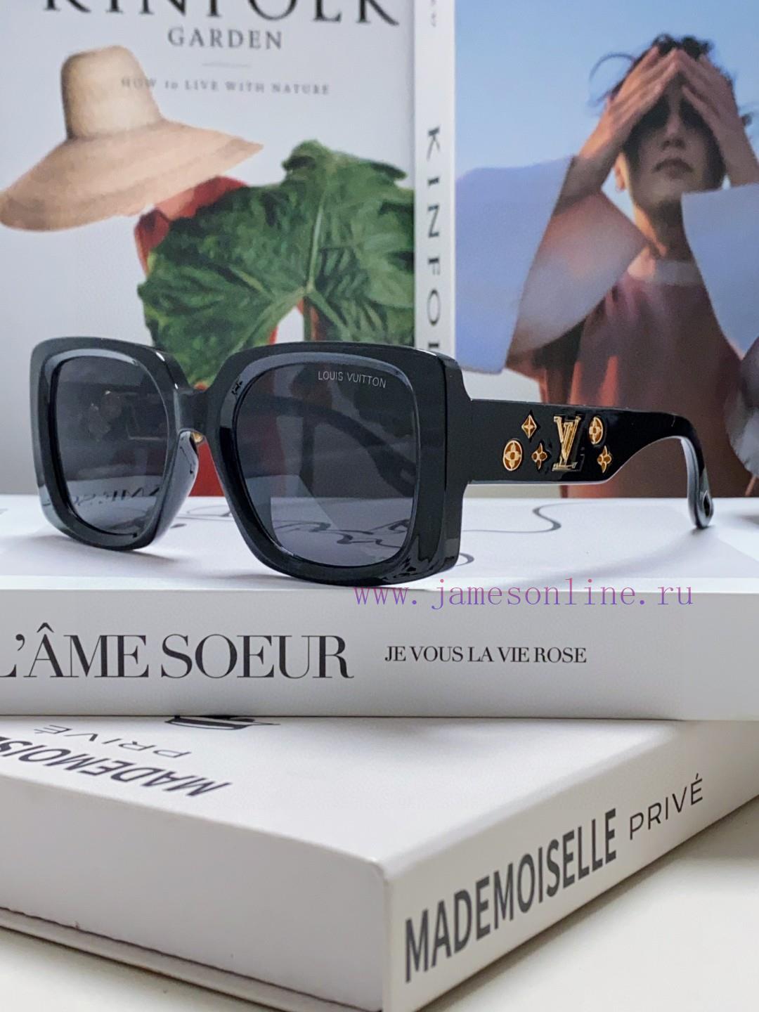 Lv Louis Vuitton 2024 New Xiaohongshu Retro Small Box Polarized Sunglasses Women's White UV uk3yqpbw