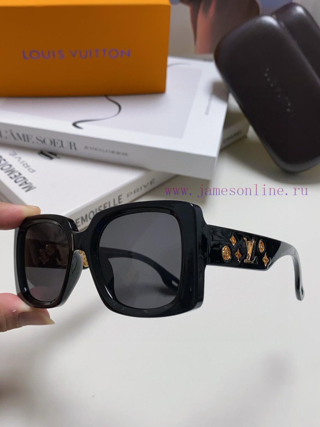 Lv Louis Vuitton 2024 New Xiaohongshu Retro Small Box Polarized Sunglasses Women's White UV uk3yqpbw - Image 7