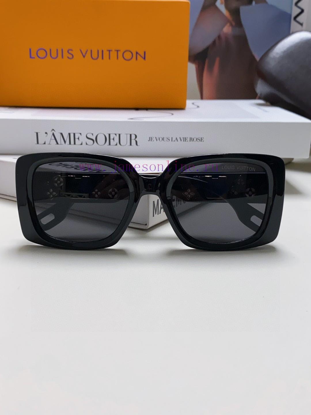 Lv Louis Vuitton 2024 New Xiaohongshu Retro Small Box Polarized Sunglasses Women's White UV uk3yqpbw - Image 8