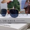 Lv Louis Vuitton Quan Zhilong Same Style L Home Sunglasses Male High Quality Pilot Toad Glasd9ljf8tu