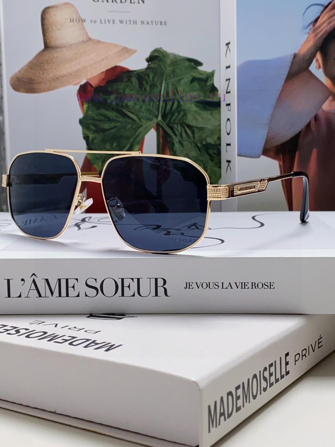Lv Louis Vuitton Quan Zhilong Same Style L Home Sunglasses Male High Quality Pilot Toad Glasd9ljf8tu - Image 2