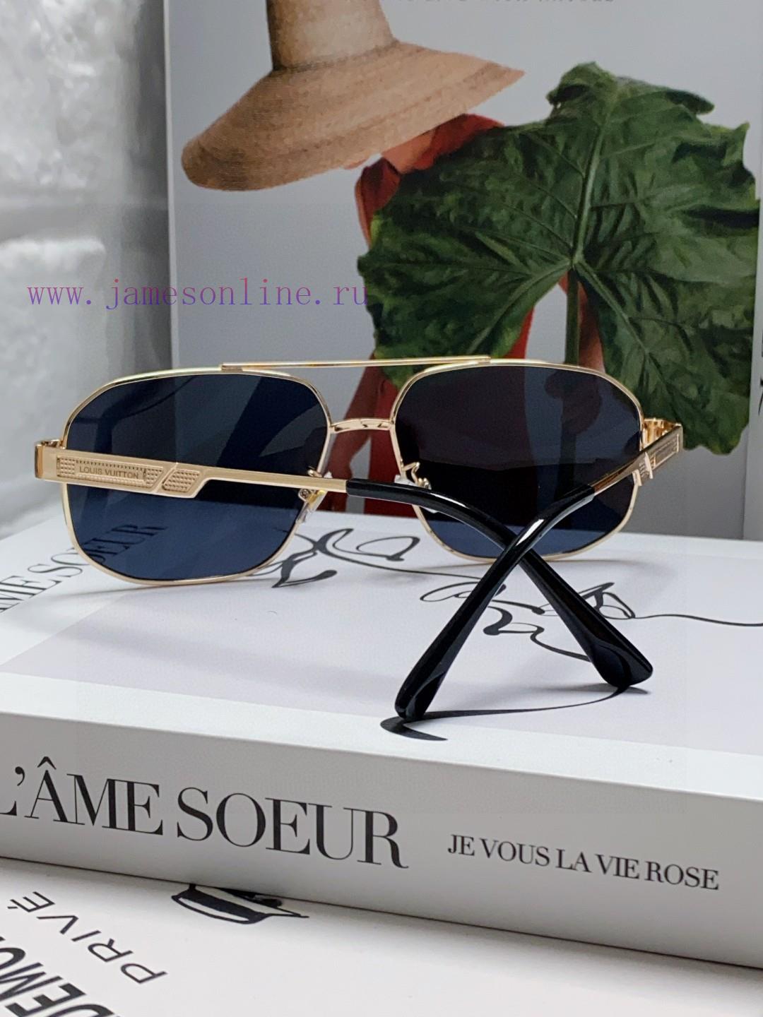 Lv Louis Vuitton Quan Zhilong Same Style L Home Sunglasses Male High Quality Pilot Toad Glasd9ljf8tu - Image 4