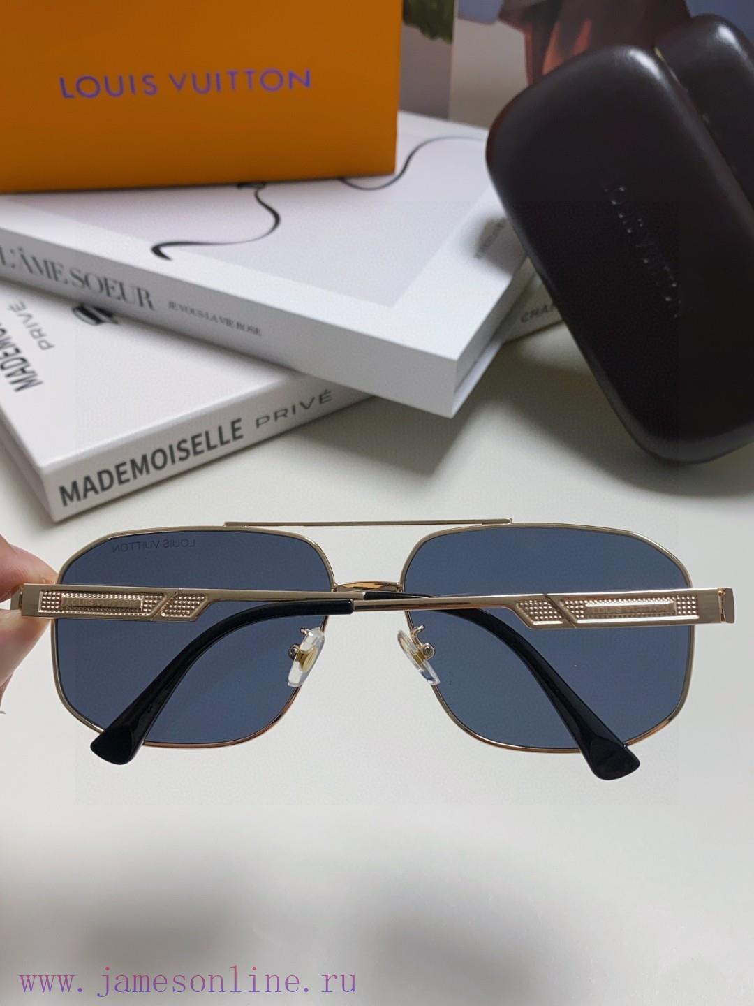 Lv Louis Vuitton Quan Zhilong Same Style L Home Sunglasses Male High Quality Pilot Toad Glasd9ljf8tu - Image 6