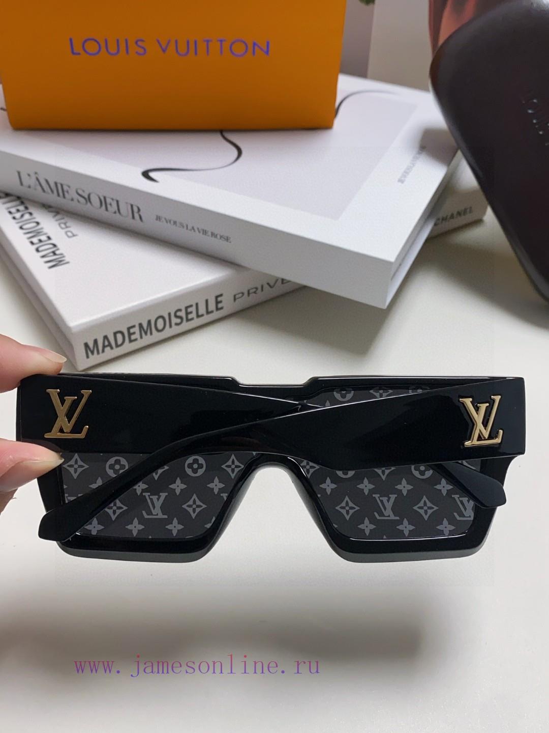 LV Louis Vuitton European and American large frame one-piece sunglasses, Wang Hedi's same sts6uu4p96 - Image 6