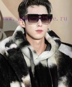 LV Louis Vuitton European and American large frame one-piece sunglasses, Wang Hedi's same st6h8bjw0o