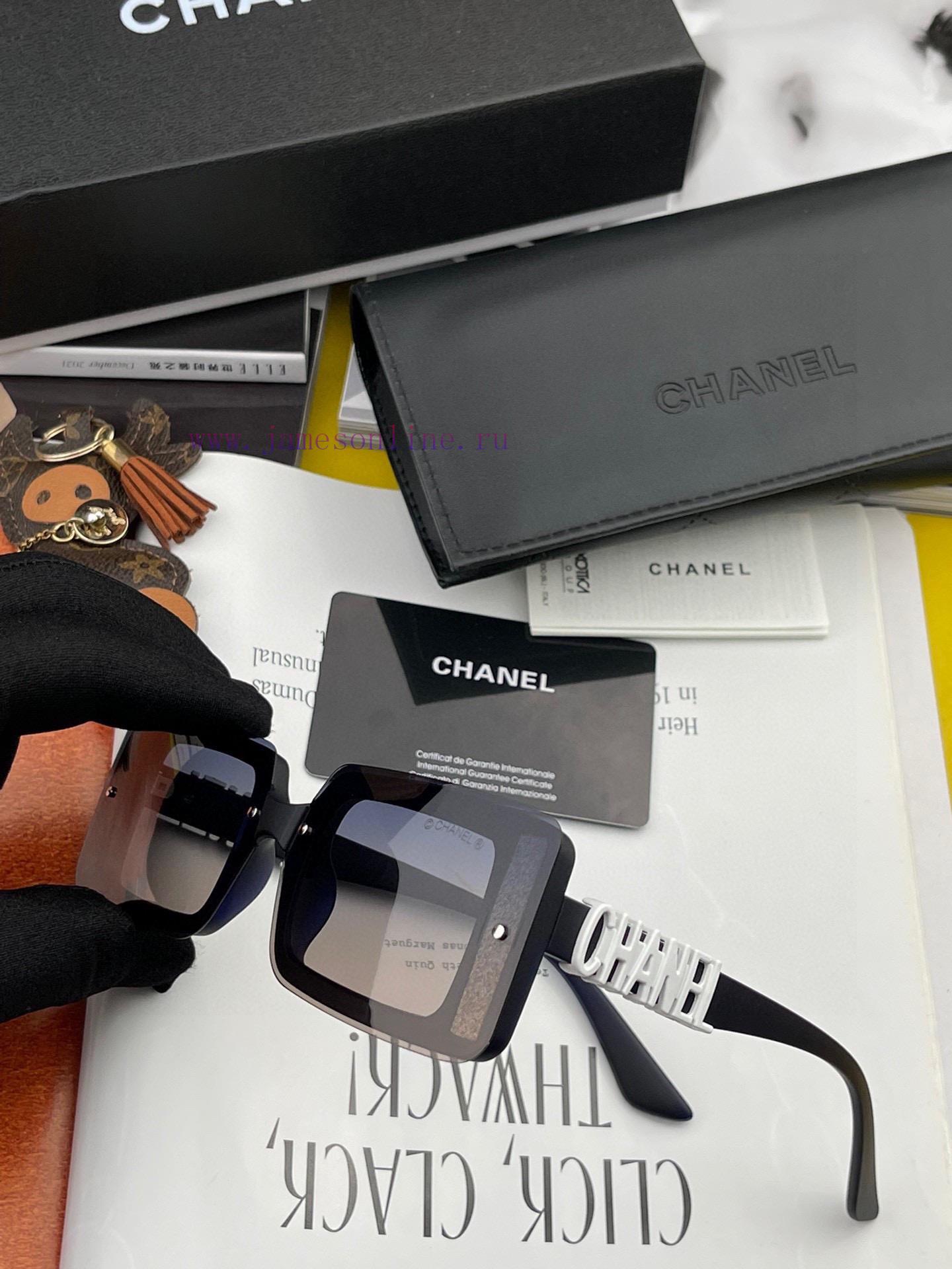 Chanel 2024 Spring New Trendy Popular Fashion Box Polarized Sunglasses High Quality Comfortajqm35xhk - Image 5