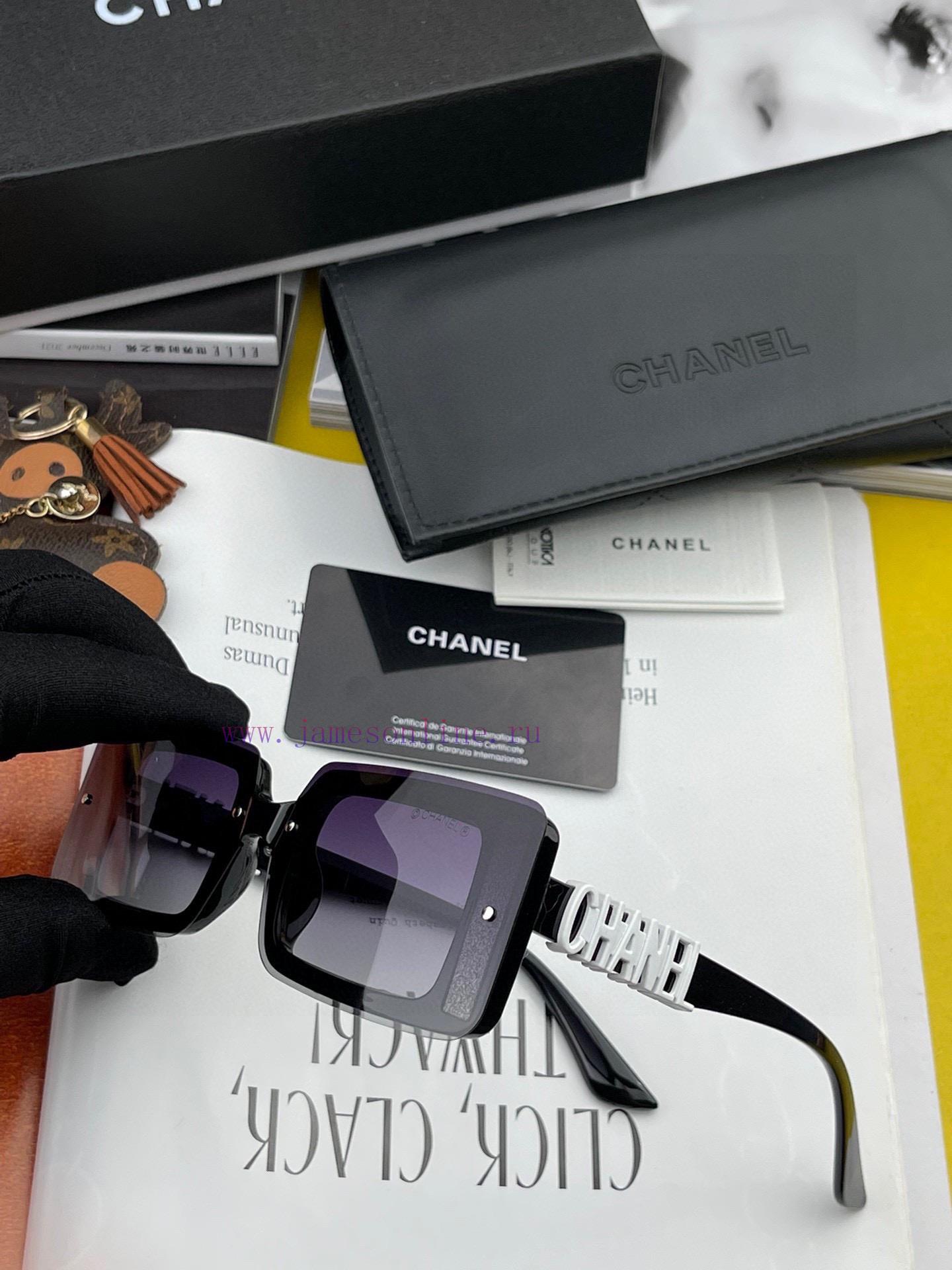 Chanel 2024 Spring New Trendy Popular Fashion Box Polarized Sunglasses High Quality Comfortajqm35xhk - Image 7