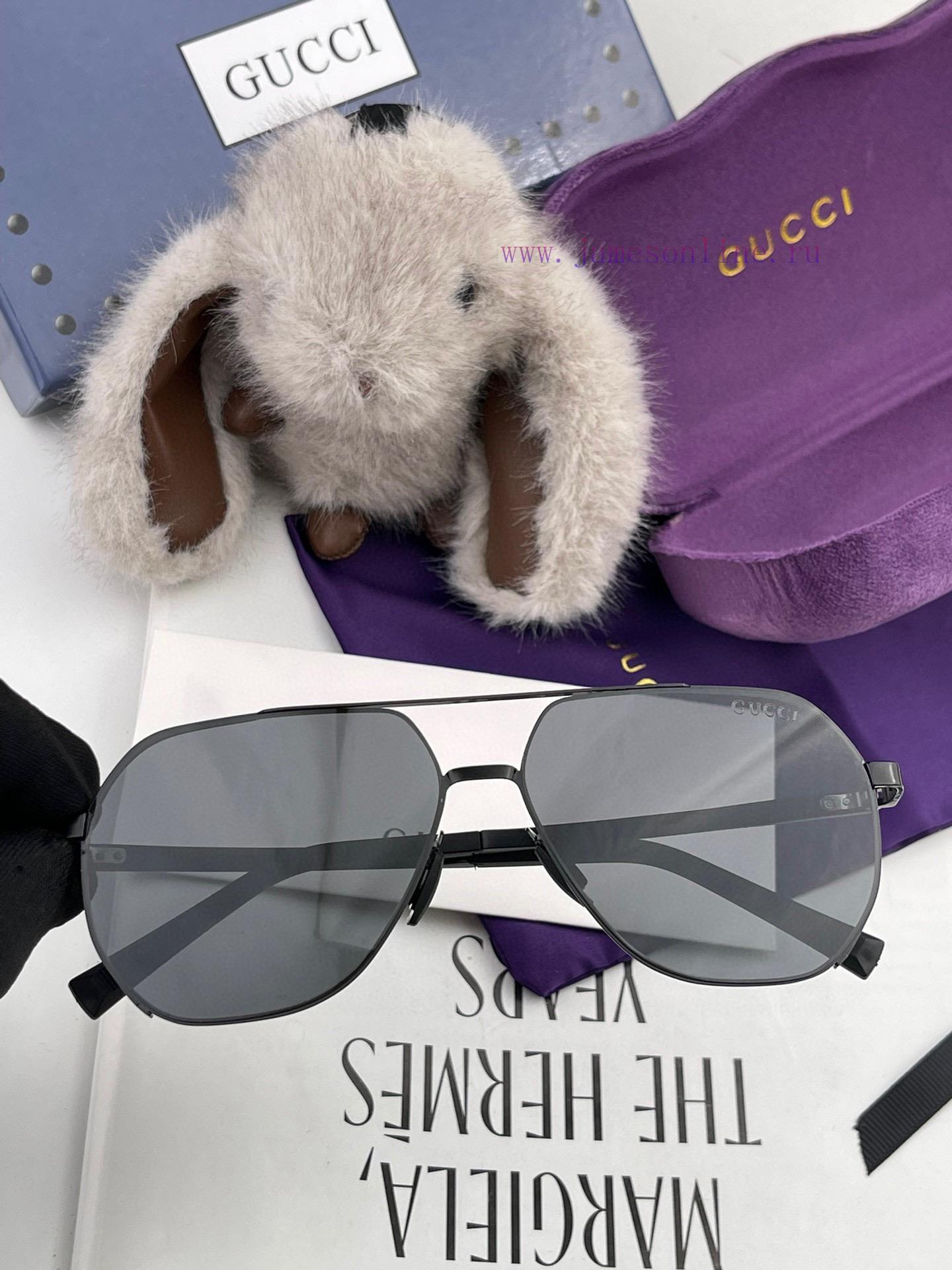 GUCCI Men's Colorful Pilot Polarized Sunglasses ️ Material HD Nylon Thickened Card Slot HD Preng4jti - Image 4