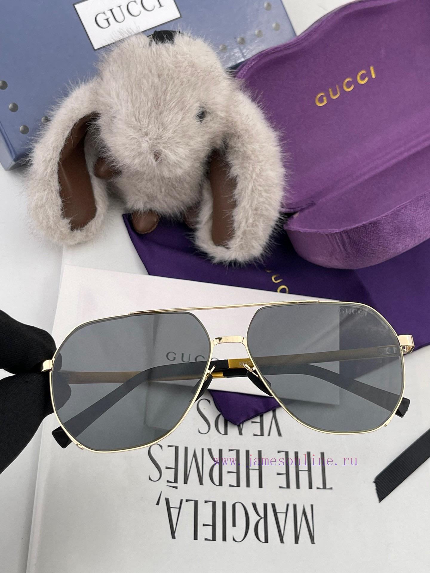 GUCCI Men's Colorful Pilot Polarized Sunglasses ️ Material HD Nylon Thickened Card Slot HD Preng4jti - Image 5