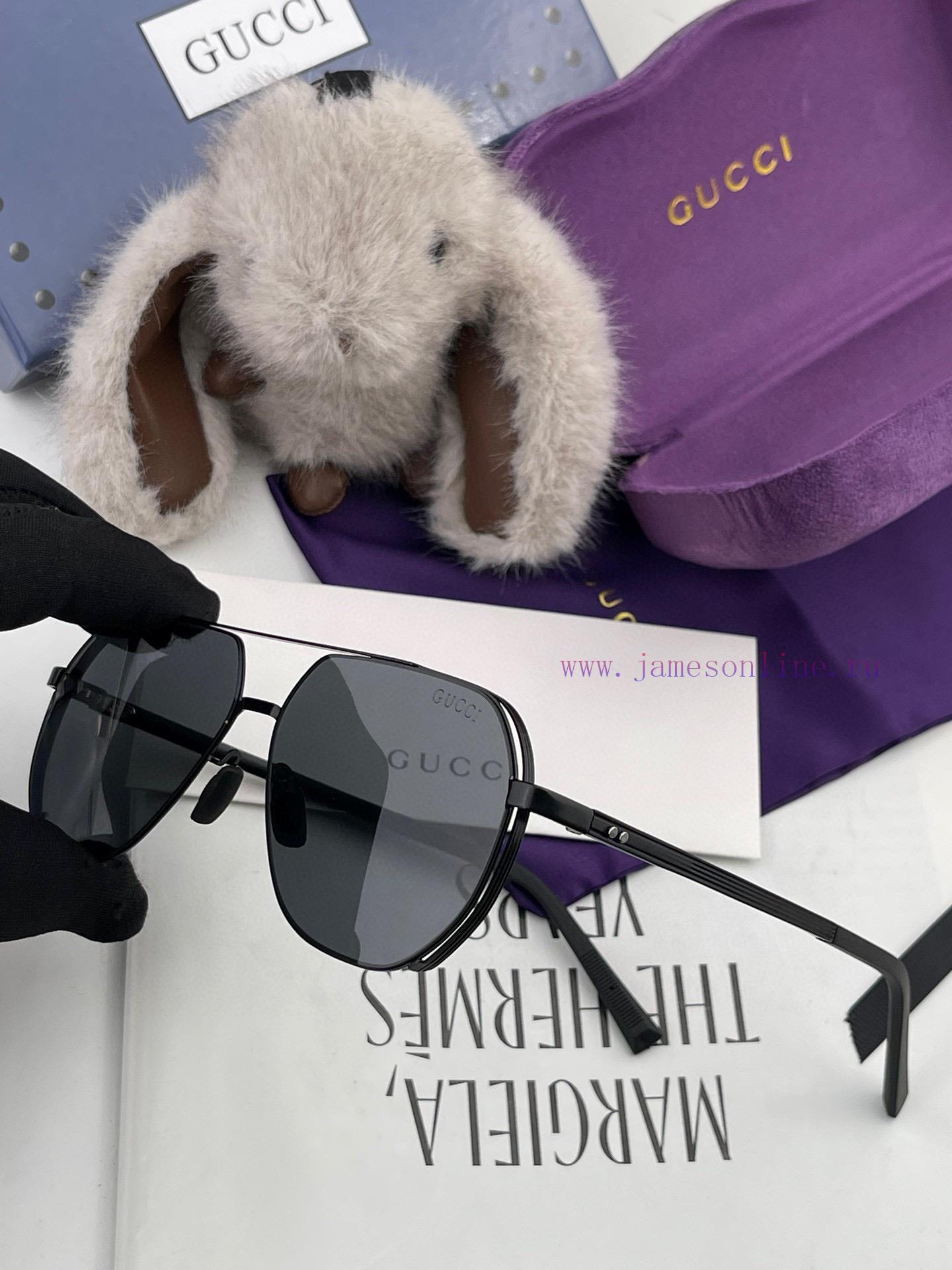 GUCCI Men's Colorful Pilot Polarized Sunglasses ️ Material HD Nylon Thickened Card Slot HD Preng4jti - Image 7