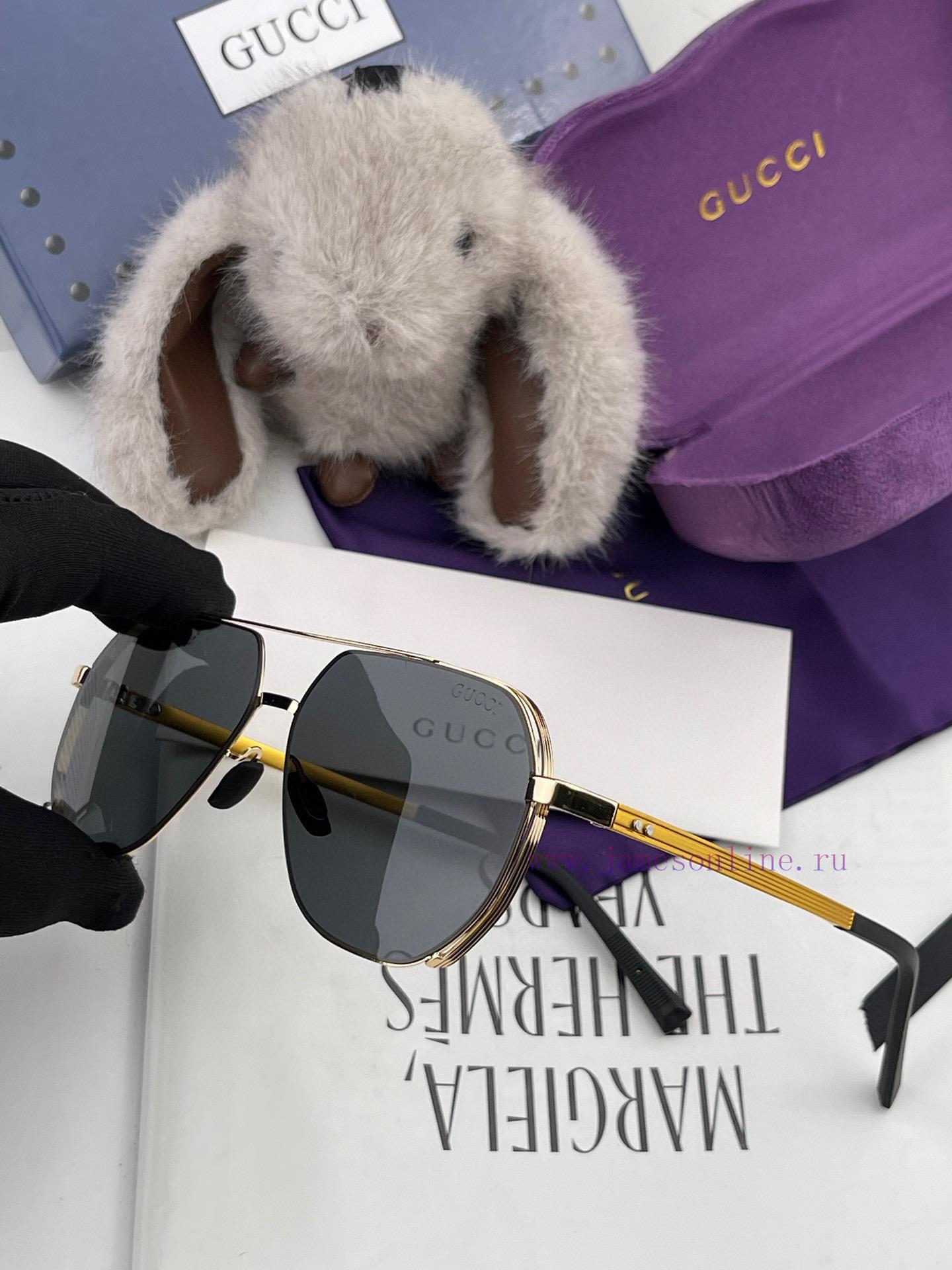 GUCCI Men's Colorful Pilot Polarized Sunglasses ️ Material HD Nylon Thickened Card Slot HD Preng4jti - Image 8