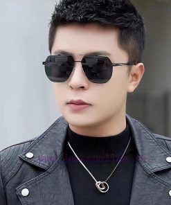 GUCCI 2024 New Men's and Women's Couple Sunglasses Polygonal Sunglasses IP Plating Never Fadke3yb71j