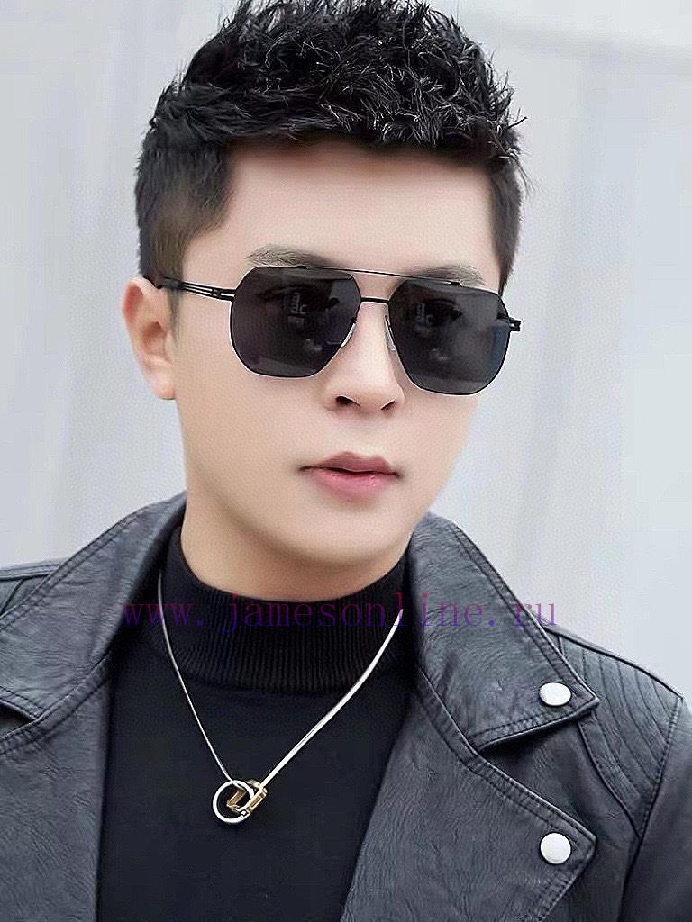 GUCCI 2024 New Men's and Women's Couple Sunglasses Polygonal Sunglasses IP Plating Never Fadke3yb71j - Image 3