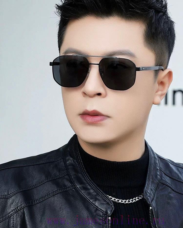 GUCCI 2024 New Men's and Women's Couple Sunglasses Polygonal Sunglasses IP Plating Never Fadcfpb0tof - Image 2