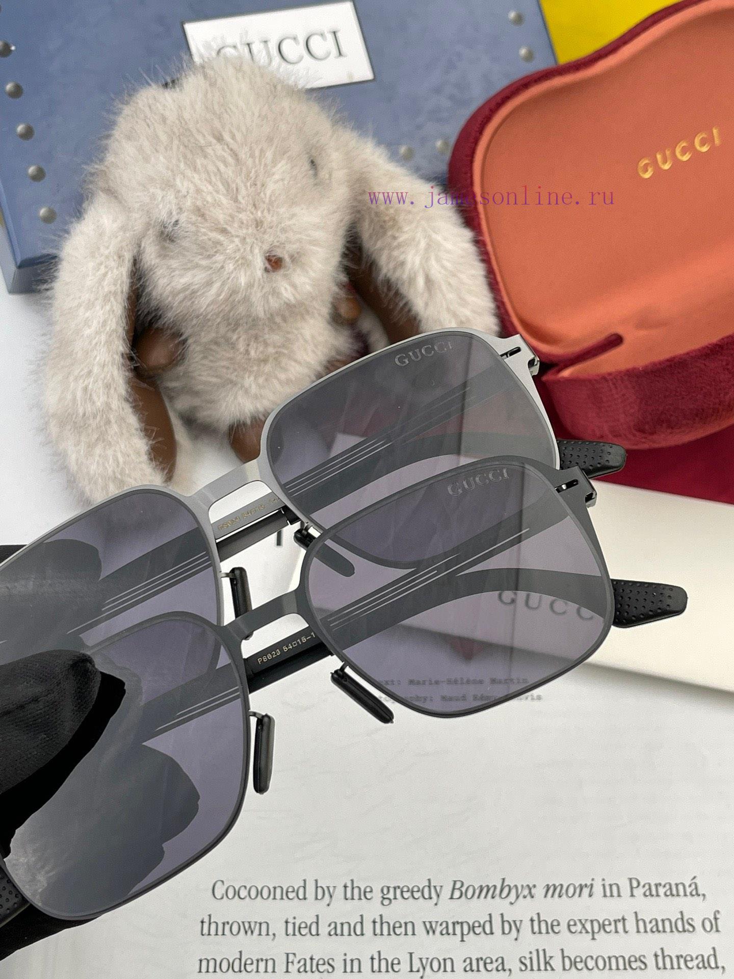 GUCCI 2024 New Men's and Women's Couple Sunglasses Polygonal Sunglasses i ️ Electroplating Njsb1sihn - Image 8