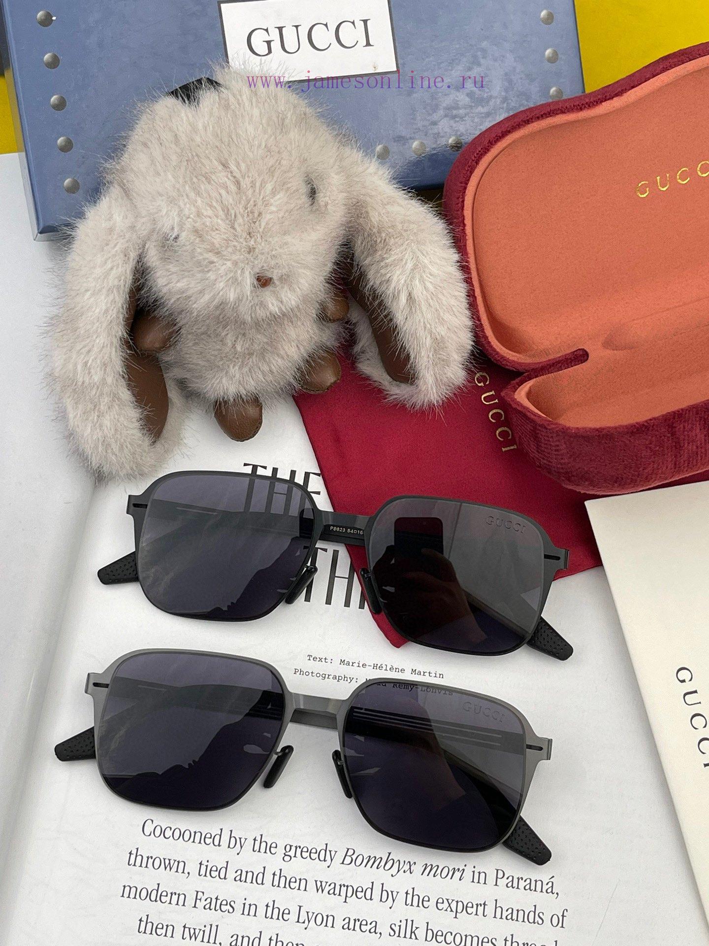 GUCCI 2024 New Men's and Women's Couple Sunglasses Polygonal Sunglasses i ️ Electroplating Njsb1sihn - Image 10