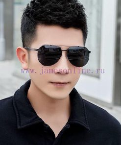 GUCCI Men's Colorful Pilot Polarized Sunglasses ️ Material HD Nylon Thickened Card Slot HD Pi077fl6v