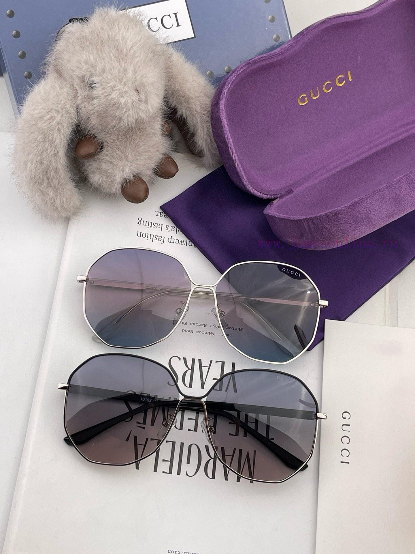 GUCCI Round Frame Polarized Sunglasses Iconic Decorative Men's and Women's Fashion Sunglasseywf66phu - Image 10