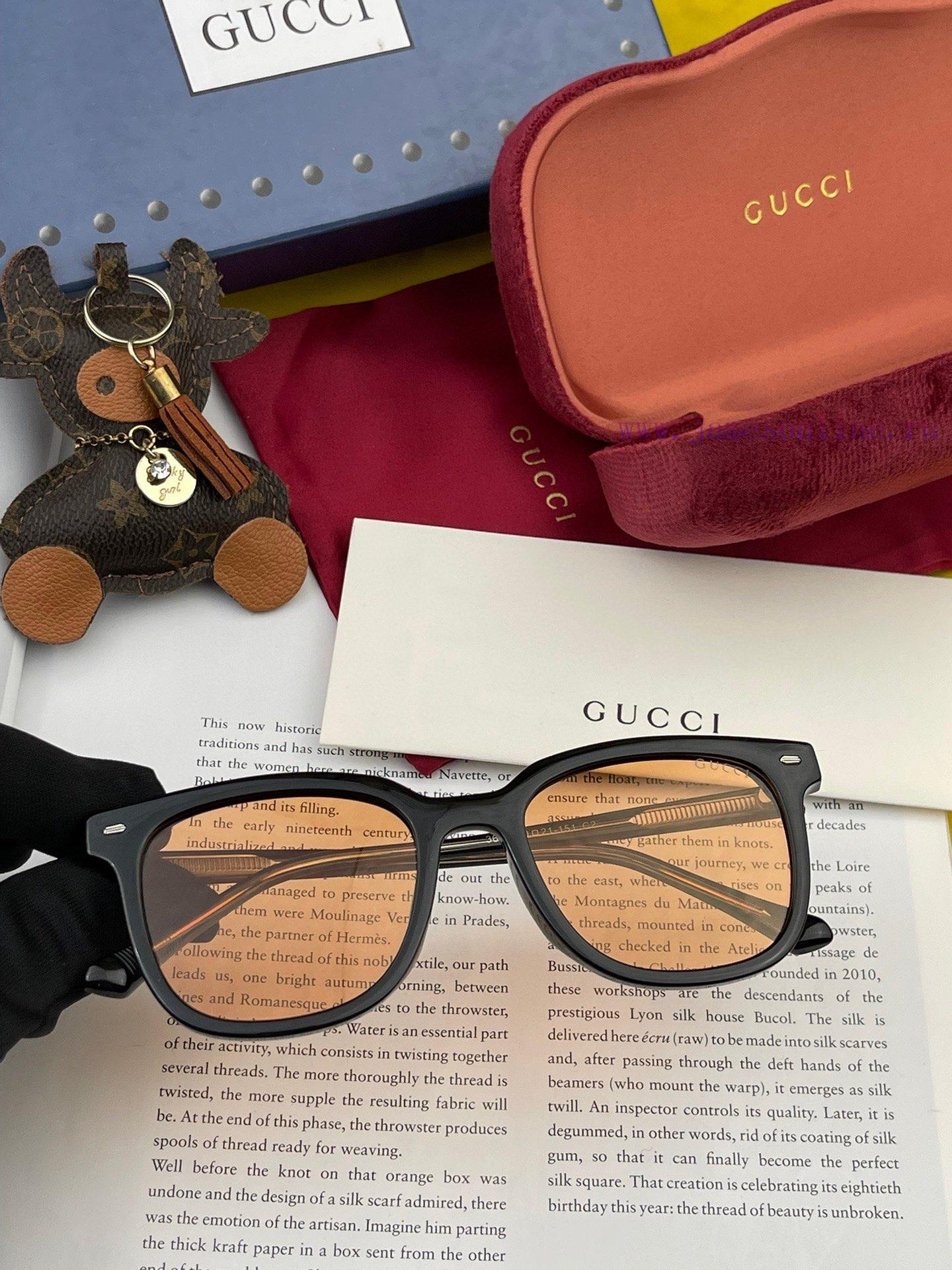 GUCCI GG Round Frame Sunglasses Perfect Quality Unique Design Suitable for Various Face Shapfjqhkf91 - Image 5
