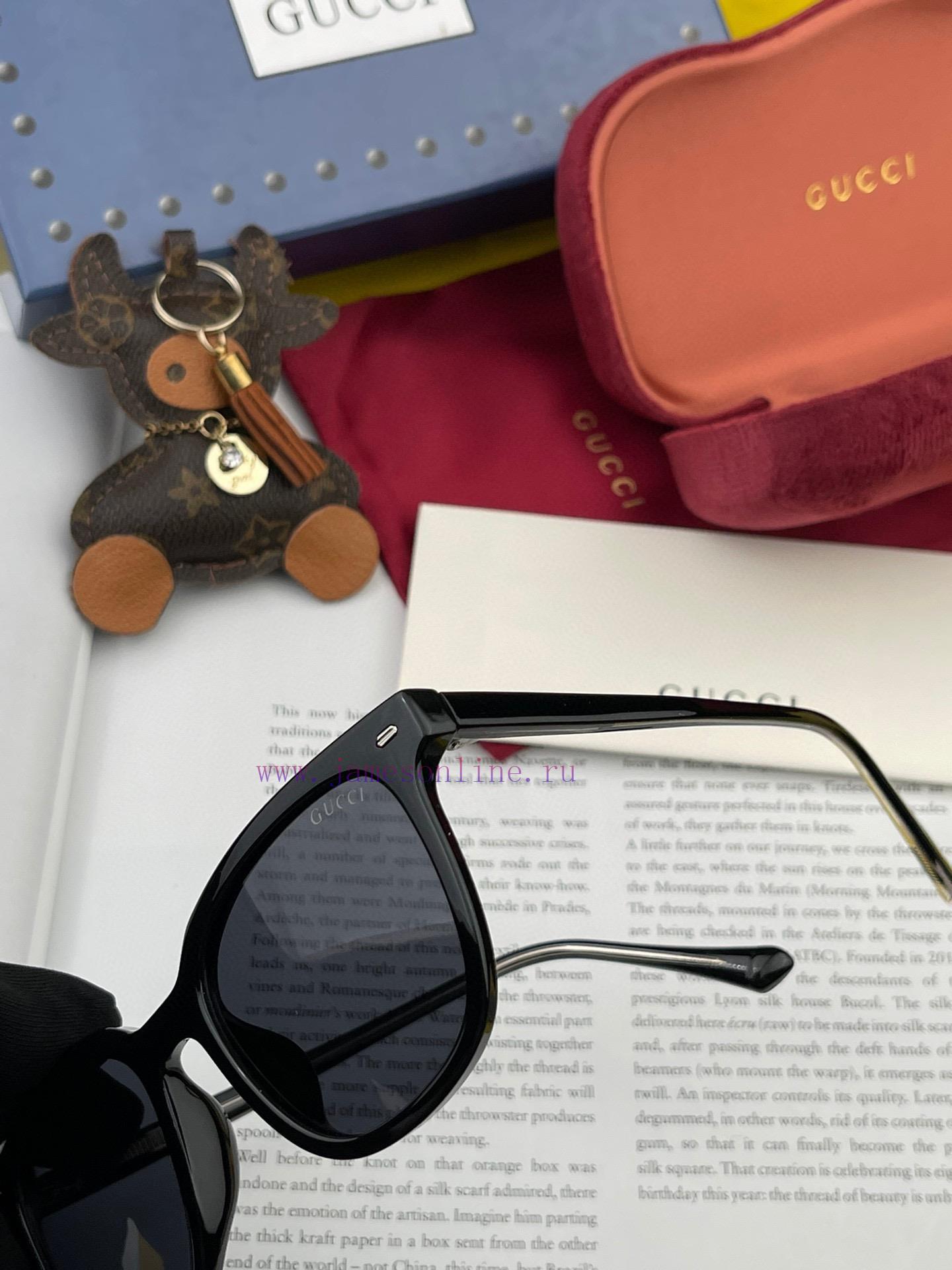 GUCCI GG Round Frame Sunglasses Perfect Quality Unique Design Suitable for Various Face Shapfjqhkf91 - Image 8