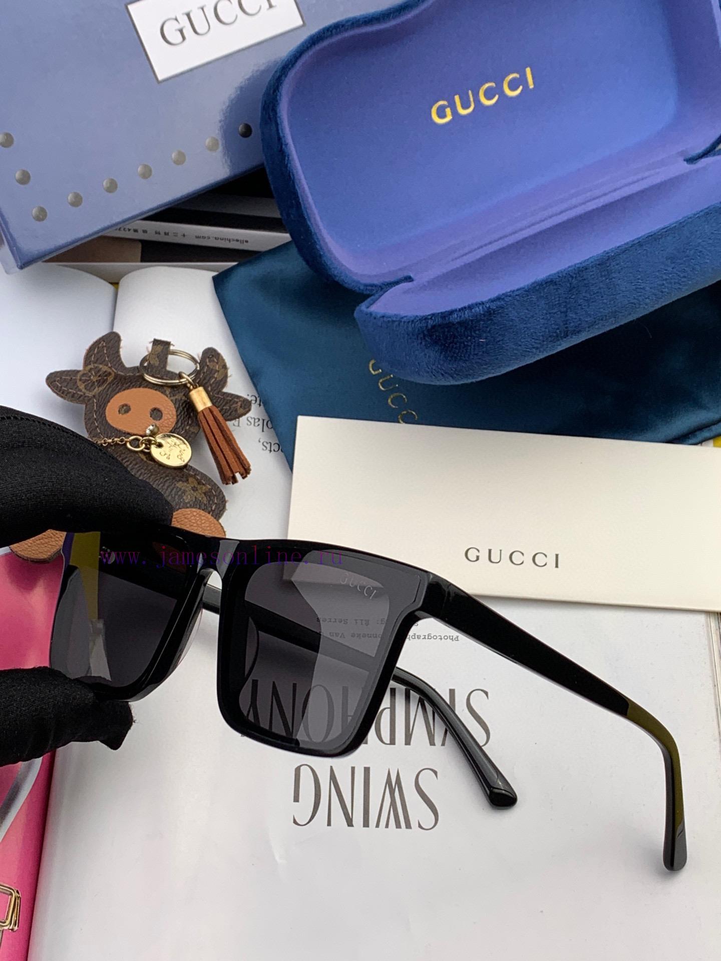 GUCCI2024 Spring New Integrated Mirror Large Frame Sunglasses for Men and WomenExplosive laru3vnzshx - Image 6