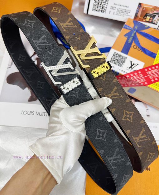 Belt LV Louis Vuitton Top Remakes-The belt is made of 100% imported original cowhide, ensuri xyzuirjp - Image 2