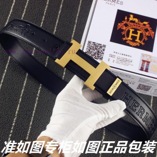 Hermes ️Material: 100% head layer cowhide belt, 24k pure steel buckle to ensure equal qualit fy1d8bzu - Image 2