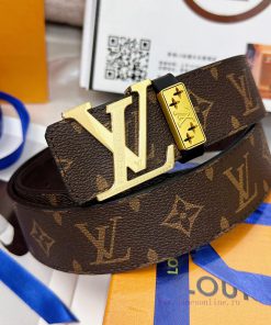 Belt LV Louis Vuitton Top Remakes-The belt is made of 100% imported original cowhide, ensuri 7kq0x37u