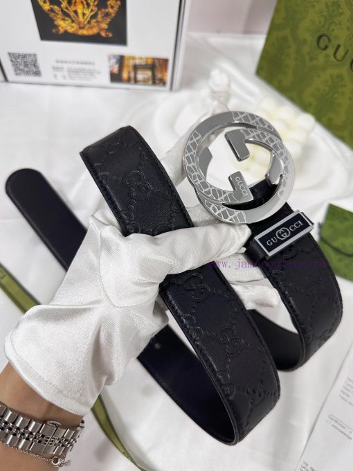 Belt Gucci Gucci️The waistband is made of 100% cowhide, ensuring genuine leather. The 24k ca jgrbtlci - Image 8