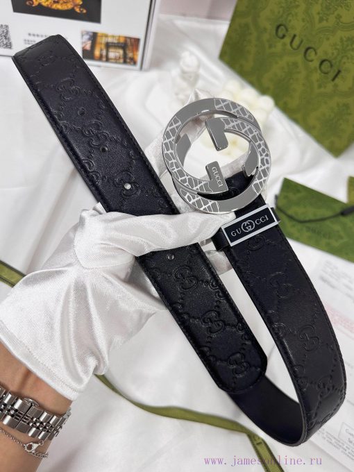Belt Gucci Gucci️The waistband is made of 100% cowhide, ensuring genuine leather. The 24k ca r2ckap0s - Image 4