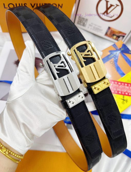Belt LV Louis Vuitton automatic buckle-Belt replica The automatic belt series is made of 100 pvotzvcj