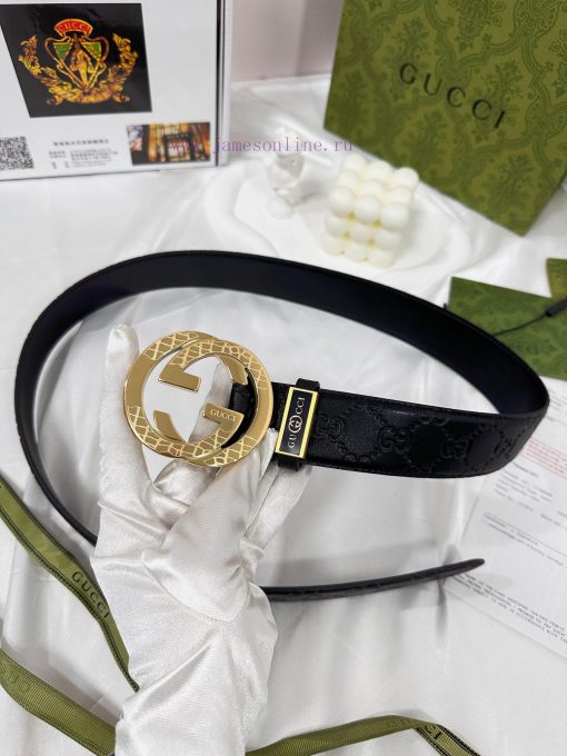 Belt Gucci Gucci️The waistband is made of 100% cowhide, ensuring genuine leather. The 24k ca niswktt4 - Image 8