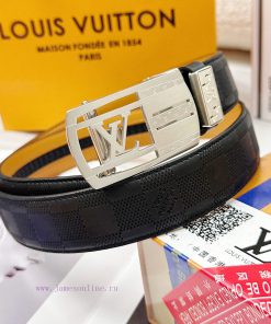 Belt LV Louis Vuitton automatic buckle-Belt replica The automatic belt series is made of 100 kml388ng