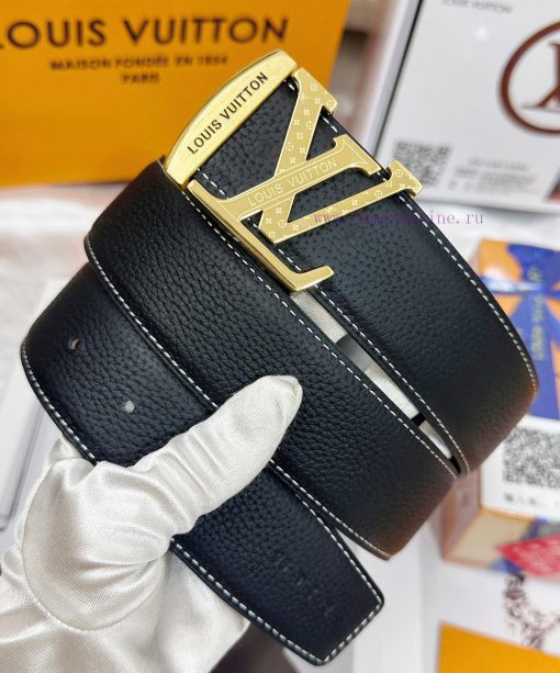 Belt LV Louis Vuitton Top Remakes-The belt is made of 100% imported original cowhide, ensuri uaknygs5 - Image 3
